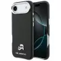 Karl Lagerfeld Karl & Choupette Head Pins Saffiano MagSafe -suojakuori iPhone Air, musta