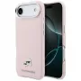 KARL LAGERFELD Karl & Choupette Head Pins Saffiano -MagSafe-kuori Apple iPhone Airille, pinkki