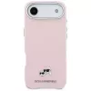 KARL LAGERFELD Karl & Choupette Head Pins Saffiano -MagSafe-kuori Apple iPhone Airille, pinkki