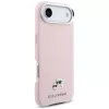 KARL LAGERFELD Karl & Choupette Head Pins Saffiano -MagSafe-kuori Apple iPhone Airille, pinkki