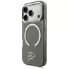 KARL LAGERFELD IML KL Script Logo -MagSafe-kuori Apple iPhonelle 17 Pro Max, musta