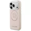 Karl Lagerfeld K Head Point Logo -MagSafe-kuori Apple iPhonelle 17 Pro, pinkki