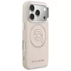 Karl Lagerfeld K Head Point Logo -MagSafe-kuori Apple iPhonelle 17 Pro, pinkki