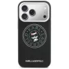 Karl Lagerfeld Point & ChoupetteSketch MagSafe -kotelo iPhone 17 Prolle, musta