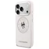 Karl Lagerfeld Point & ChoupetteSketch MagSafe -kotelo Apple iPhone 17 Prolle, pinkki
