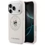 Karl Lagerfeld Point & Choupette Sketch MagSafe Case iPhone 17 Pro Maxille, pinkki