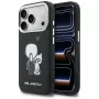 KARL LAGERFELD Karl & Choupette Back Logo MagSafe -kotelo iPhone 17 Prolle, musta