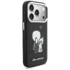 KARL LAGERFELD Karl & Choupette Back Logo MagSafe -kotelo iPhone 17 Prolle, musta