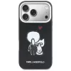 KARL LAGERFELD Karl & Choupette Back Logo MagSafe Case iPhone 17 Pro Maxille, musta