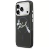 KARL LAGERFELD IML Choupettes KarlScript Logo MagSafe -kotelo Apple iPhone 17 Prolle, musta