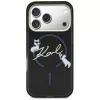 KARL LAGERFELD IML Choupettes KarlScript Logo MagSafe Case iPhone 17 Pro Maxille, musta