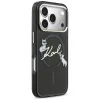 KARL LAGERFELD IML Choupettes KarlScript Logo MagSafe Case iPhone 17 Pro Maxille, musta