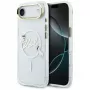 Karl Lagerfeld IML Choupettes KarlScript Logo MagSafe Case iPhone Airille, läpinäkyvä