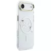 Karl Lagerfeld IML Choupettes KarlScript Logo MagSafe Case iPhone Airille, läpinäkyvä