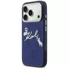 KARL LAGERFELD IML Choupettes KarlScript Logo MagSafe Case Apple iPhone 17 Pro Maxille, sininen