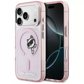KARL LAGERFELD IML Peekaboo MagSafe -kotelo Apple iPhone 17 Prolle - pinkki