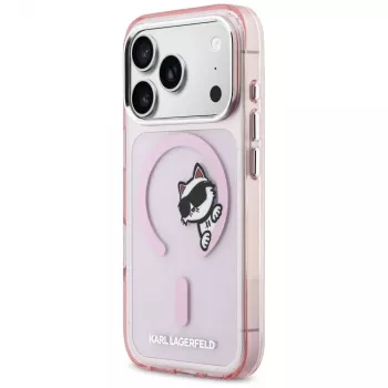 KARL LAGERFELD IML Peekaboo MagSafe -kotelo Apple iPhone 17 Prolle - pinkki