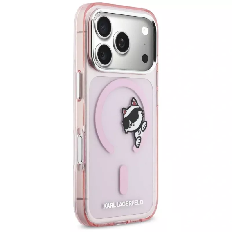 KARL LAGERFELD IML Peekaboo MagSafe -kotelo Apple iPhone 17 Prolle - pinkki