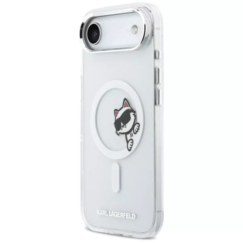 KARL LAGERFELD IML Peekaboo MagSafe Case iPhone Airille, läpinäkyvä