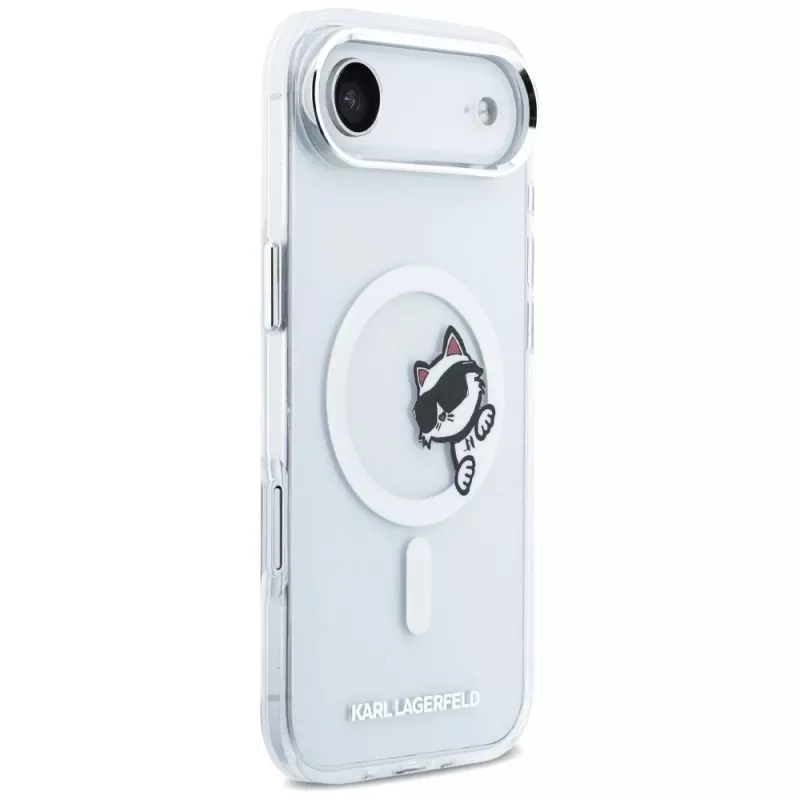 KARL LAGERFELD IML Peekaboo MagSafe Case iPhone Airille, läpinäkyvä