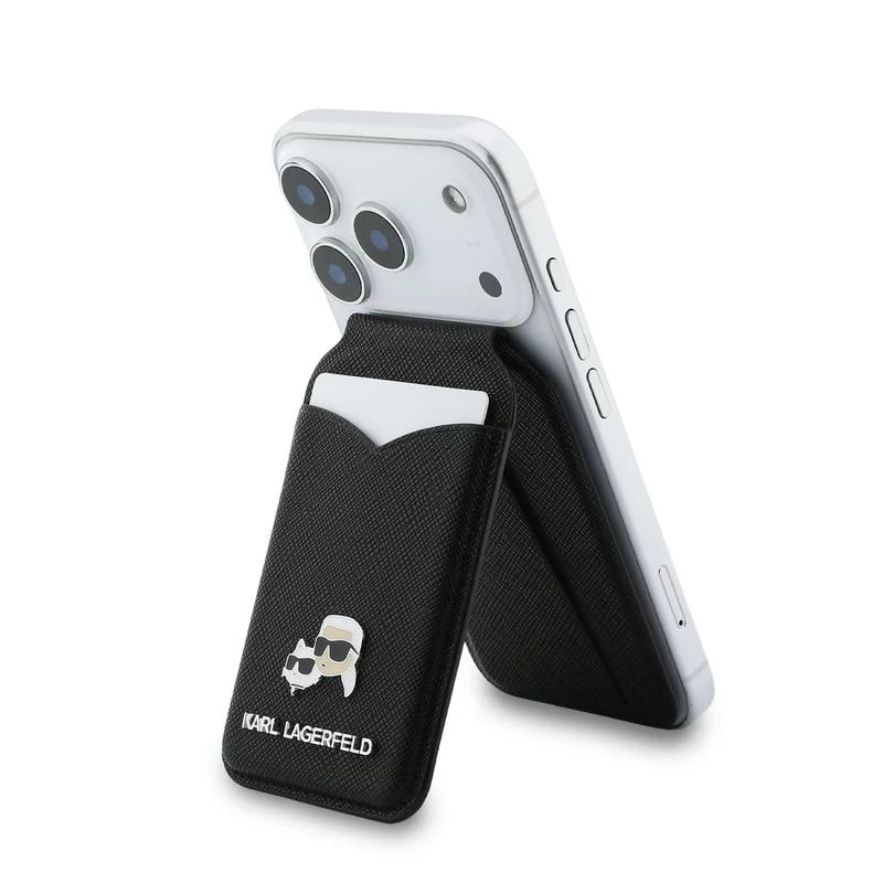 Karl Lagerfeld Stand Mirror MagSafe -lompakko, musta