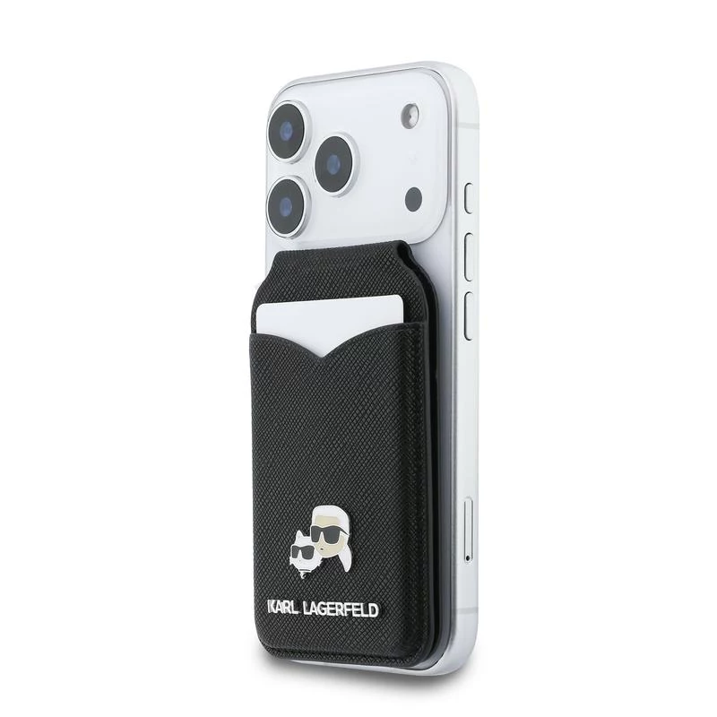 Karl Lagerfeld Stand Mirror MagSafe -lompakko, musta