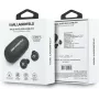Karl Lagerfeld Saffiano Logo ENC TWS -nappikuulokkeet, musta