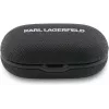 Karl Lagerfeld Saffiano Logo ENC TWS -nappikuulokkeet, musta