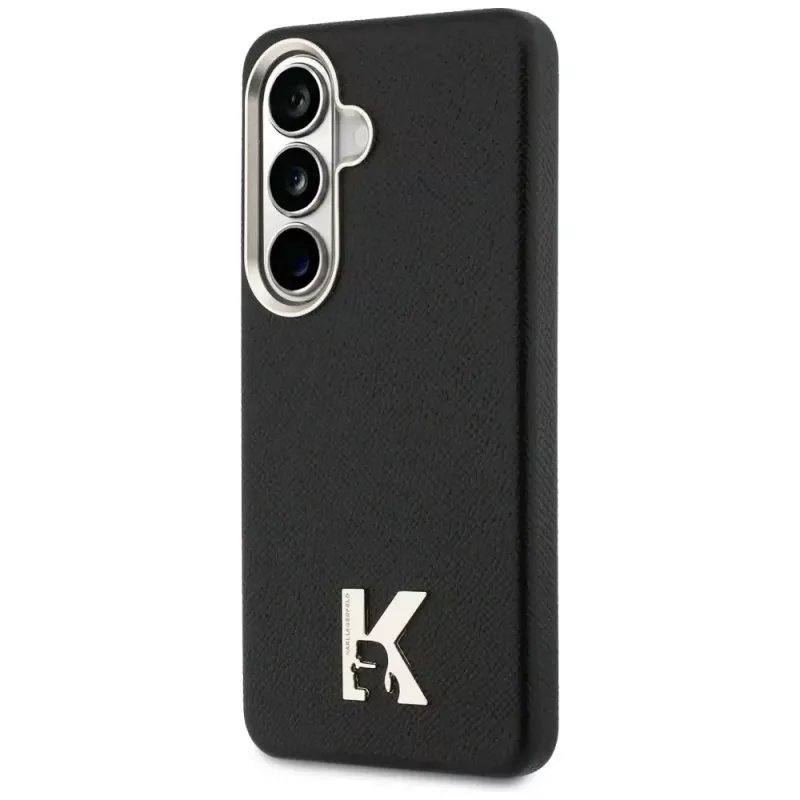 Karl Lagerfeld K Metal Logo MagSafe Case Samsung Galaxy S26:lle, musta