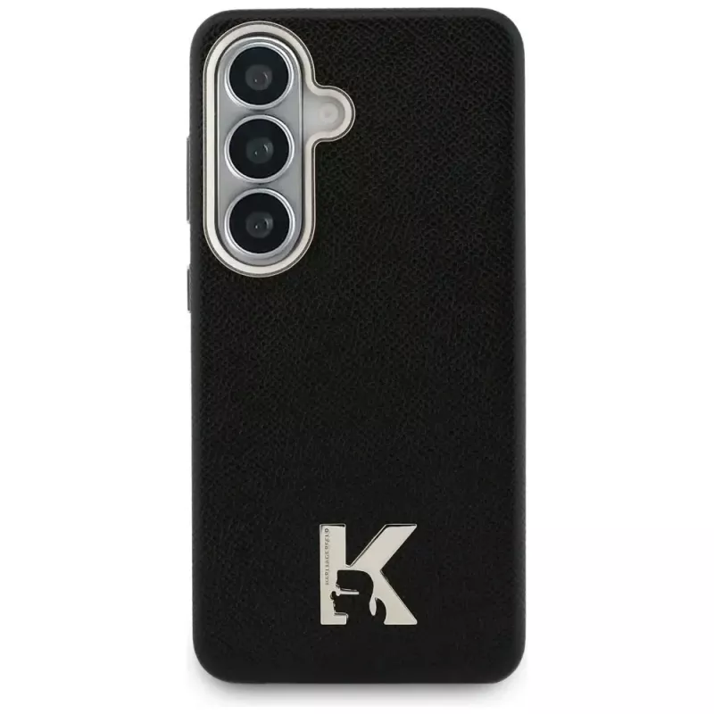 Karl Lagerfeld K Metal Logo MagSafe Case Samsung Galaxy S26:lle, musta