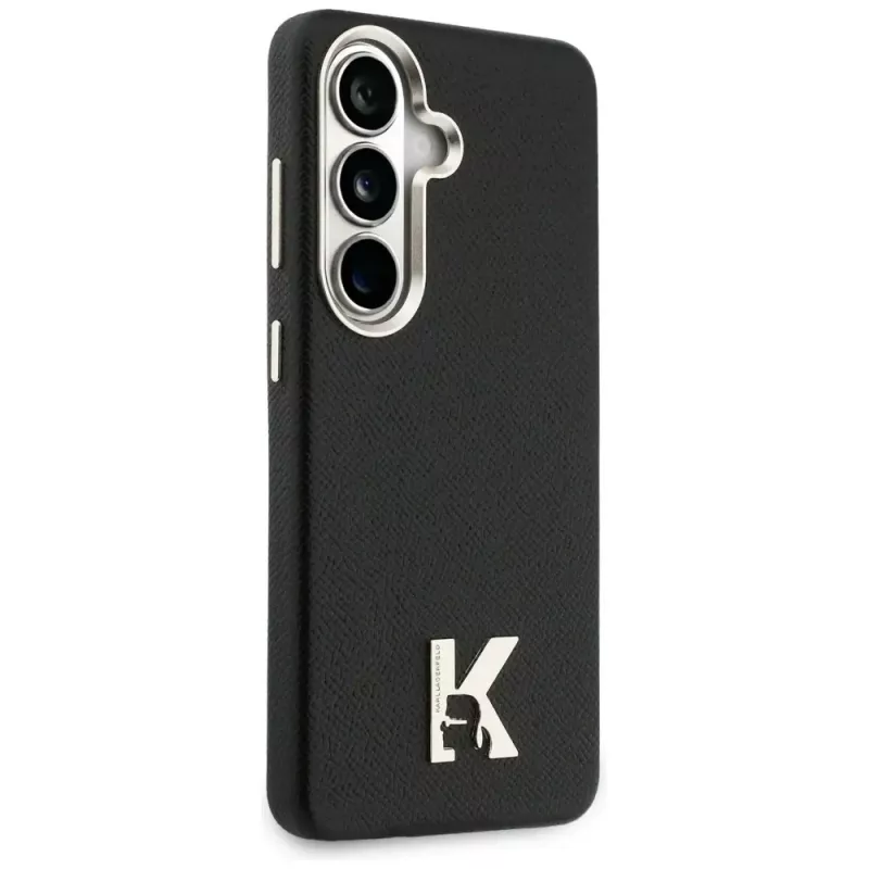 Karl Lagerfeld K Metal Logo MagSafe Case Samsung Galaxy S26:lle, musta