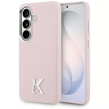 Karl Lagerfeld K Metal Logo MagSafe Case Samsung Galaxy S26:lle, pinkki