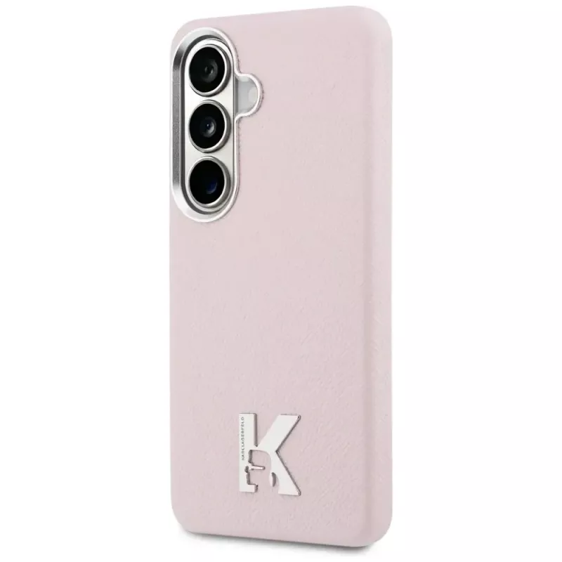 Karl Lagerfeld K Metal Logo MagSafe Case Samsung Galaxy S26:lle, pinkki