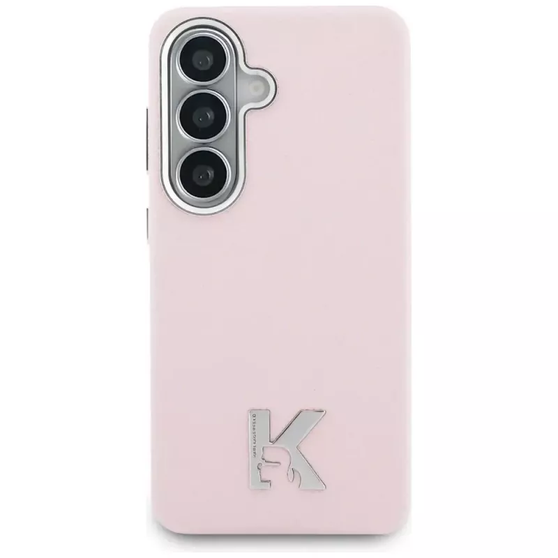 Karl Lagerfeld K Metal Logo MagSafe Case Samsung Galaxy S26:lle, pinkki