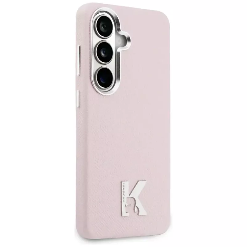 Karl Lagerfeld K Metal Logo MagSafe Case Samsung Galaxy S26:lle, pinkki
