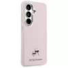Karl Lagerfeld Saffiano KC Metal Logo MagSafe Case Samsung Galaxy S26+:lle, pinkki