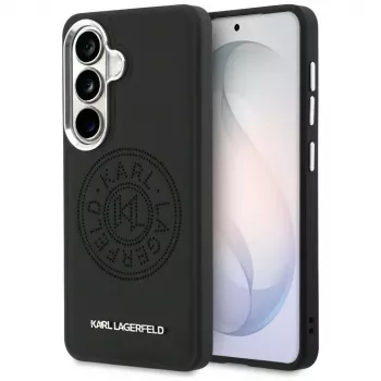 Karl Lagerfeld Perforated KLMagSafe -kuori Samsung Galaxy S26 Black