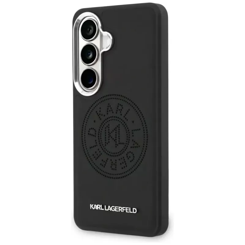 Karl Lagerfeld Perforated KLMagSafe -kuori Samsung Galaxy S26 Black