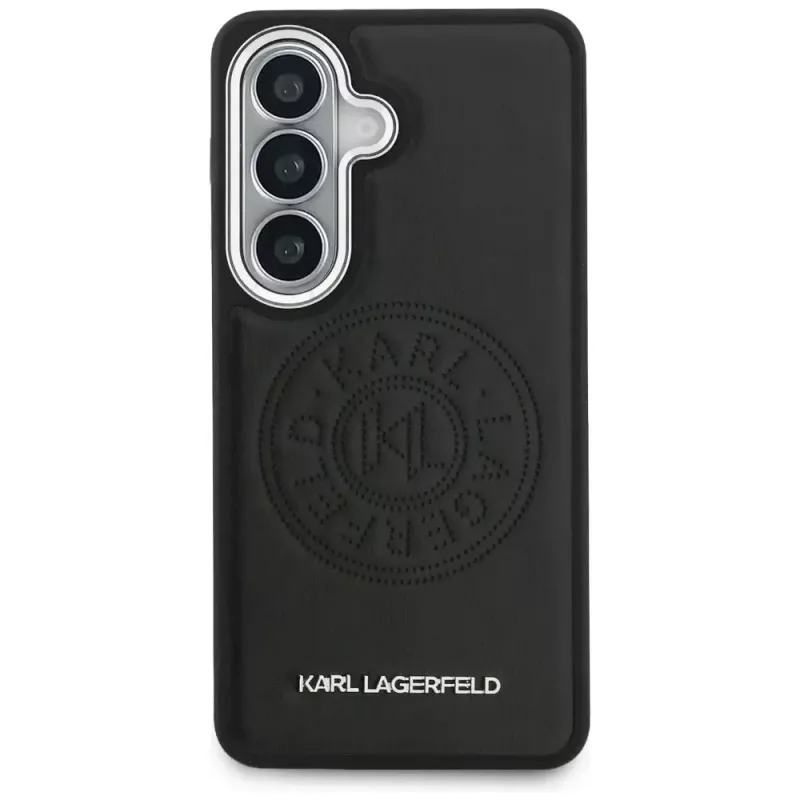 Karl Lagerfeld Perforated KLMagSafe -kuori Samsung Galaxy S26 Black