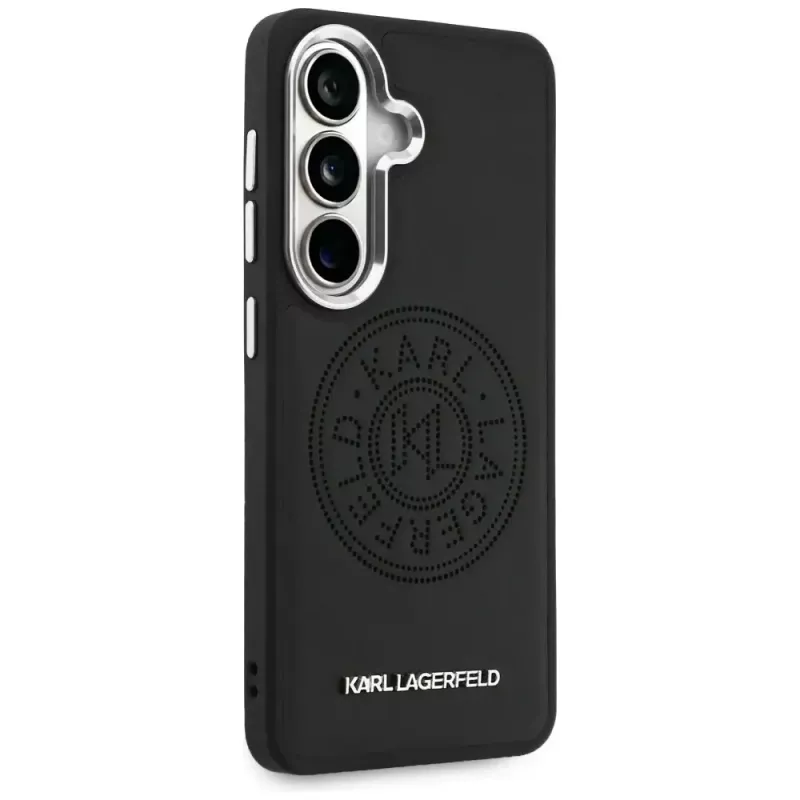 Karl Lagerfeld Perforated KLMagSafe -kuori Samsung Galaxy S26 Black