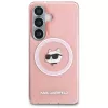 Karl Lagerfeld IML Repeated Choupette MagSafe -suojakotelo Samsung Galaxy S26+:lle, pinkki