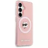 Karl Lagerfeld IML Repeated Choupette MagSafe -suojakotelo Samsung Galaxy S26+:lle, pinkki