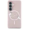Karl Lagerfeld IML KC Script MagSafe -suojakotelo Samsung Galaxy S26:lle, pinkki