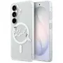 KARL LAGERFELD IML KC Script MagSafe -suojakotelo Samsung Galaxy S26+:lle, läpinäkyvä
