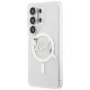 Karl Lagerfeld IML KC Script MagSafe -suojakotelo Samsung Galaxy S26 Ultralle (läpinäkyvä)