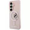 Karl Lagerfeld IML Peekaboo Choupette MagSafe -suojakotelo Samsung Galaxy S26:lle - pinkki