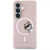 Karl Lagerfeld IML Peekaboo Choupette MagSafe -suojakotelo Samsung Galaxy S26:lle - pinkki