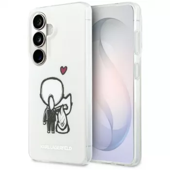 KARL LAGERFELD IML Karl & Choupette MagSafe -suojakotelo Samsung Galaxy S26:lle, läpinäkyvä