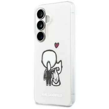 KARL LAGERFELD IML Karl & Choupette MagSafe -suojakotelo Samsung Galaxy S26:lle, läpinäkyvä
