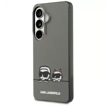 KARL LAGERFELD IML Peekaboo Karl & Choupette MagSafe -suojakotelo Samsung Galaxy S26:lle, musta